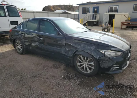 2014 Infiniti Q50 Hybrid Premium z USA, uszkodzony, nr VIN JN1AV7AP2EM692078